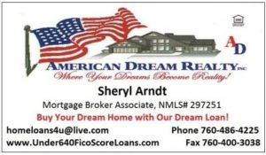 Sheryl Arndt, Broker,ADR business card